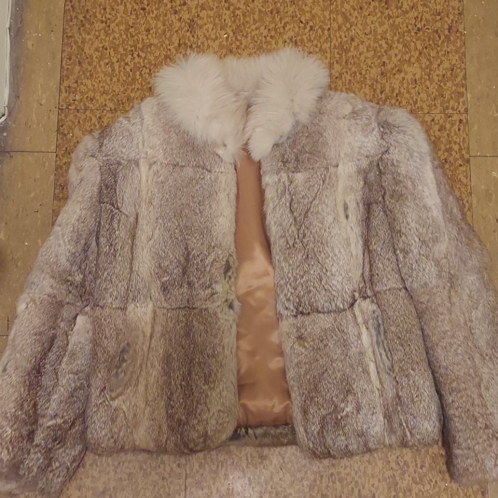 Vintage Rabbit Fur Coat